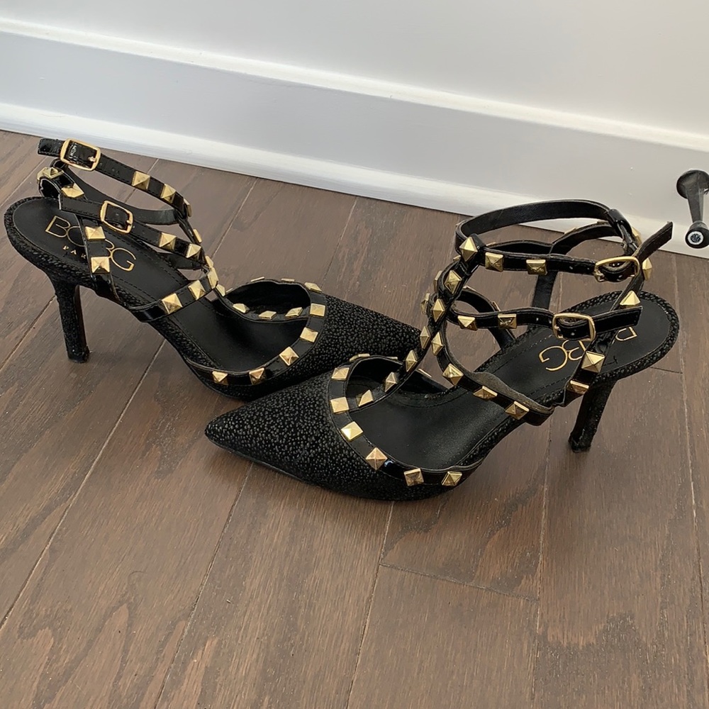 BCBG Valentino- inspired rockstud heels